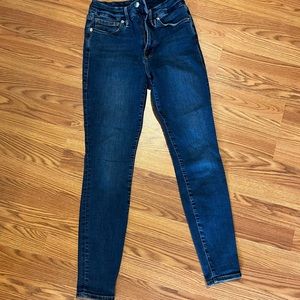 Good American high waisted skinny jeans excellent condition